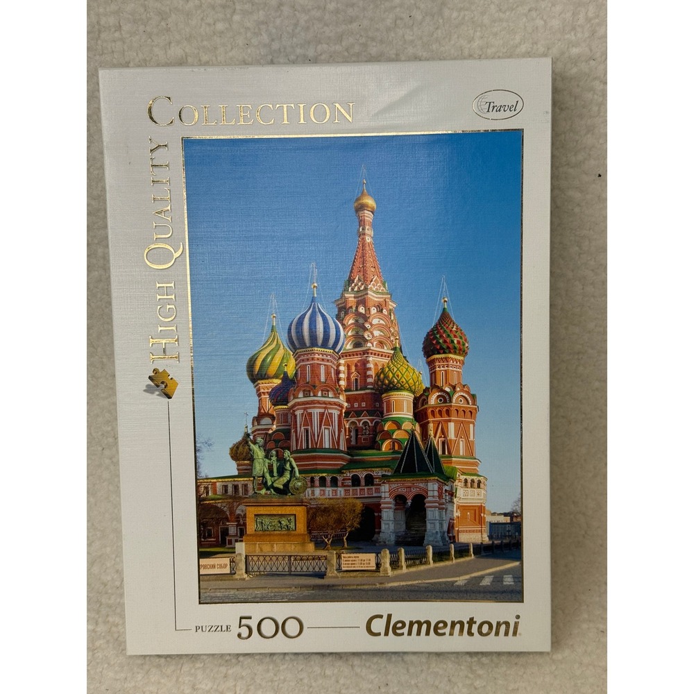 Clementoni High Quality Collection 500 Piece Puzzle St Basil Cathedral Moscow